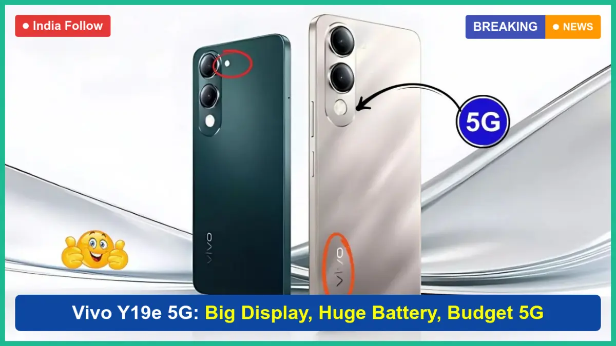 Vivo Y19e 5G, Vivo Y19e 5G price, Vivo Y19e 5G review, Vivo Y19e 5G features, Vivo Y19e 5G specs, budget 5G phone, 5500mAh battery phone