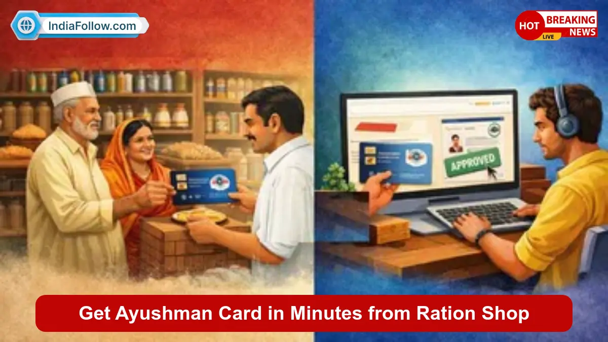 Ayushman card, Ayushman Bharat, ration shop, free treatment, health insurance, online application, 5 lakh treatment, e-KYC, healthcare scheme