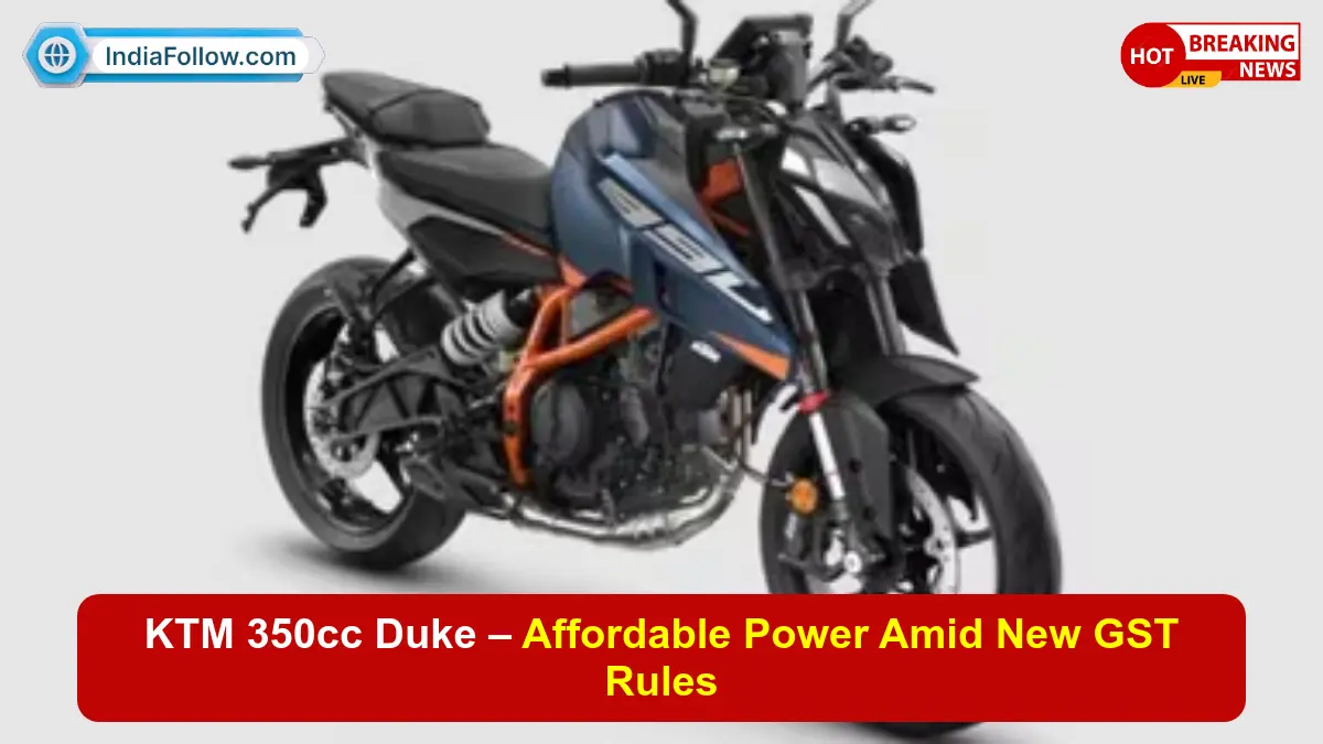 KTM 350cc Duke, GST tax bike India, 390 Duke price, KTM bike specs, Indian motorcycle market, affordable sport bike, KTM 2026 launch