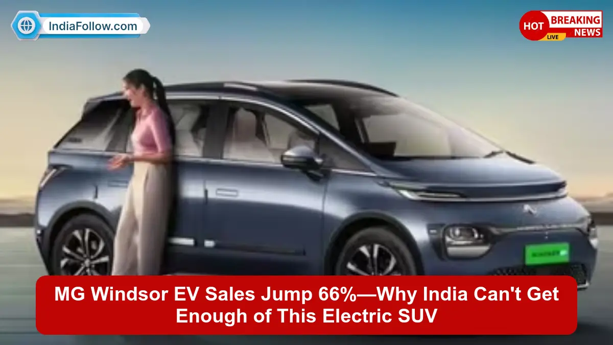MG Windsor, MG electric SUV, MG EV sales 2026, Windsor EV price, BaaS battery plan, Indian electric car sales