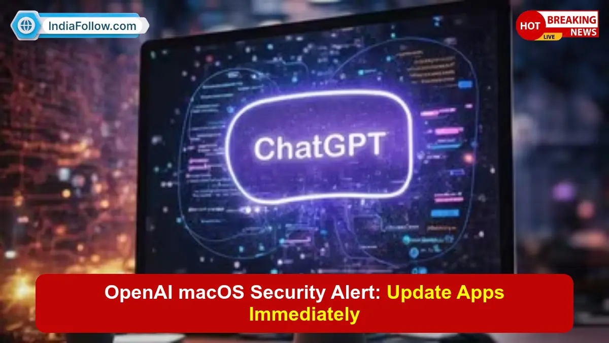 OpenAI security vulnerability, macOS ChatGPT security, OpenAI apps update, macOS security alert, ChatGPT Desktop vulnerability, Codex App security, OpenAI certificate issue, macOS supply chain attack