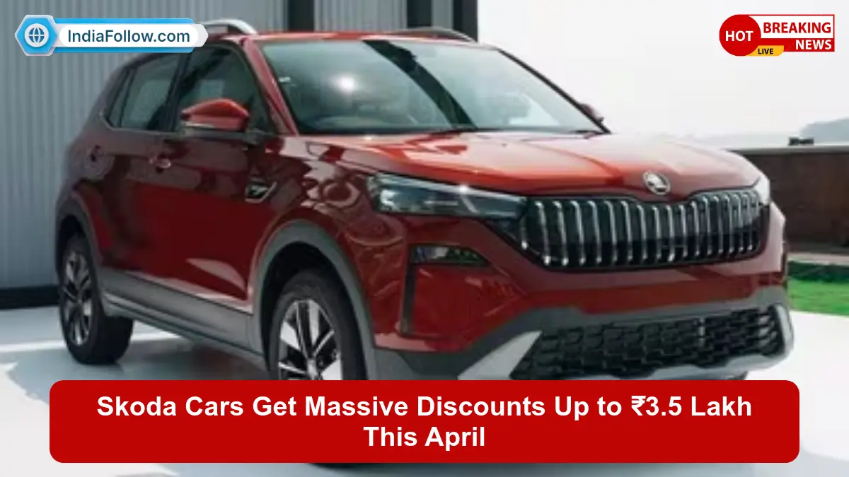 Skoda discounts, Skoda offers, Kushaq discount, Kodiaq discount, Skoda April offers, Skoda cars discount, Slavia discount, Kylaq discount