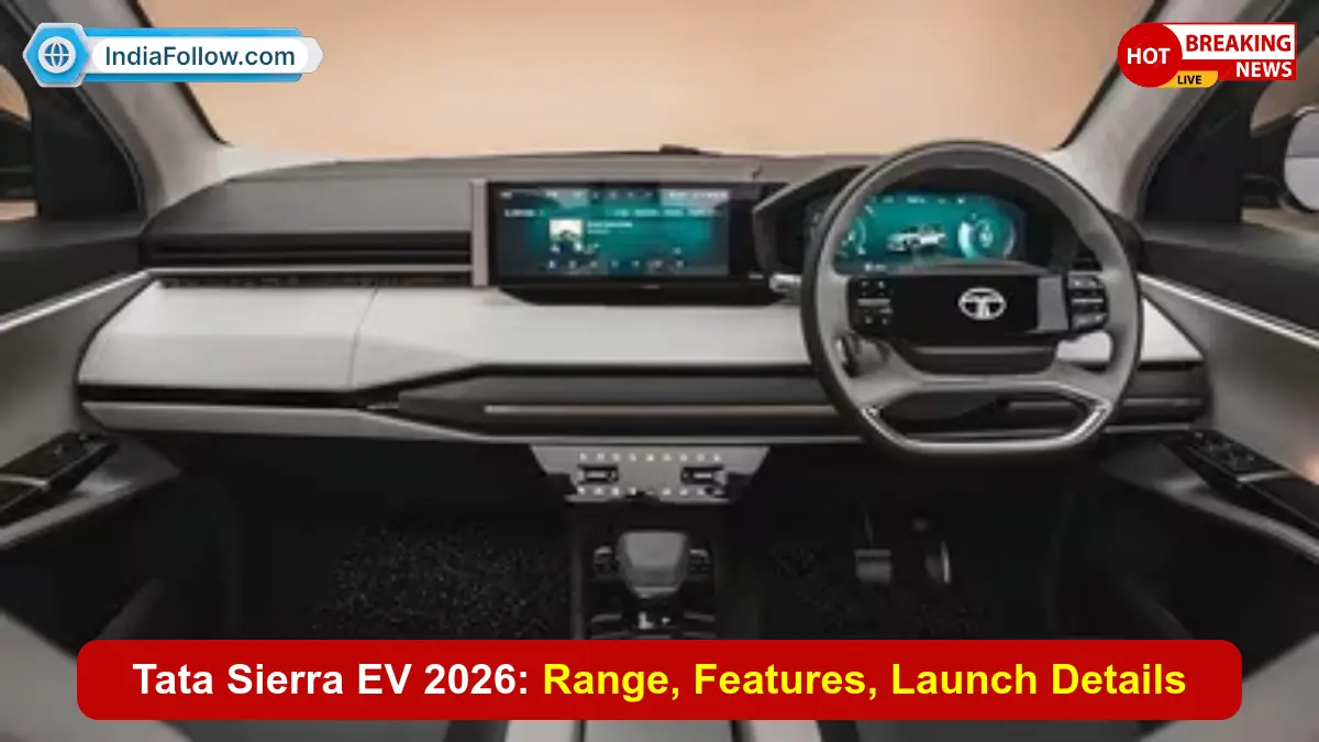 Tata Sierra EV, Tata Sierra Electric, Tata Sierra EV 2026, Tata Sierra EV launch date, Tata Sierra EV price, Tata Sierra EV range, Tata electric SUV
