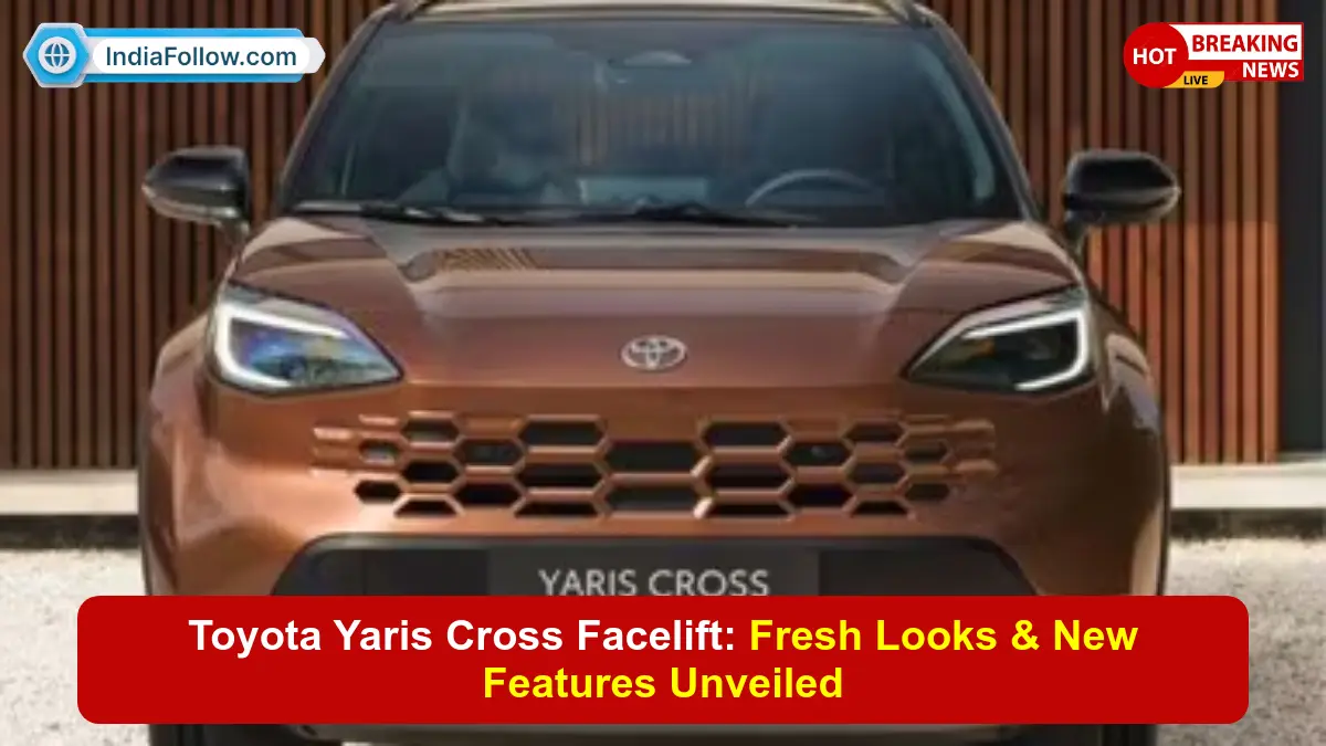 Toyota Yaris Cross facelift, Yaris Cross exterior changes, Yaris Cross interior upgrades, TNGA-B platform, new colour options, GR Sport variant, hybrid powertrain