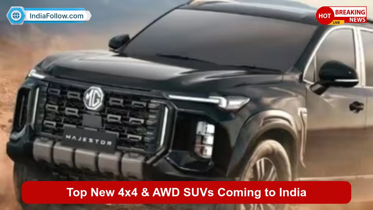 Mahindra Thar facelift, Mahindra Scorpio-N, MG Majestor 4x4, Tata Sierra.ev AWD, Indian SUV market, 4x4 system, AWD features