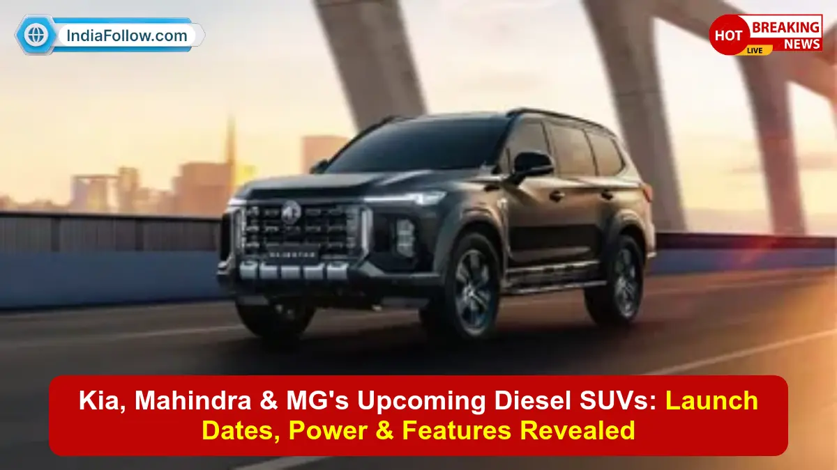 upcoming diesel SUVs, Kia Seltos diesel, Mahindra Scorpio-N facelift, MG Majestor diesel, new diesel SUV launch India, diesel SUV features, powerful diesel engine SUV